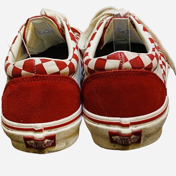 Vans Ultra Cush Racing Red Checkerboard Skate Shoes Unisex Men’s 8/Women’s 9.5 - Picture 3 of 8